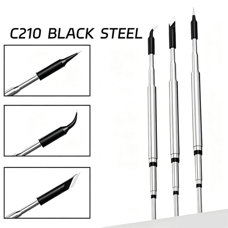 C210 Precision Soldering Station - AC88 Soldering Iron Tips LW-C210 3PCS