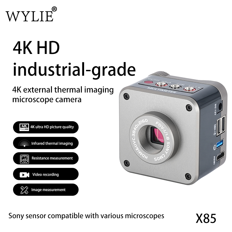WYLIE X85 4K Industrial Micros - 4K Microscope Camera Sony Sensor 评论和价格