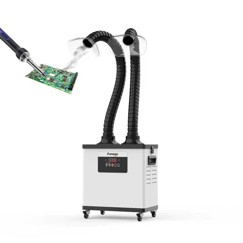 DX1002 Dual-Arm 200W Fume Extr - Fume Extractor Soldering Dual Arm 评论和价格